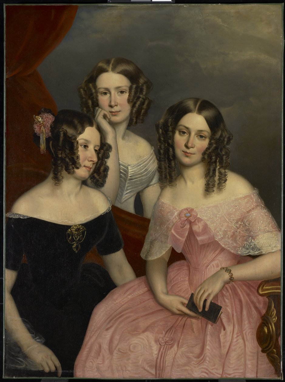 De tre Robinson-søstrene, 1846 av George Theodore Berthon