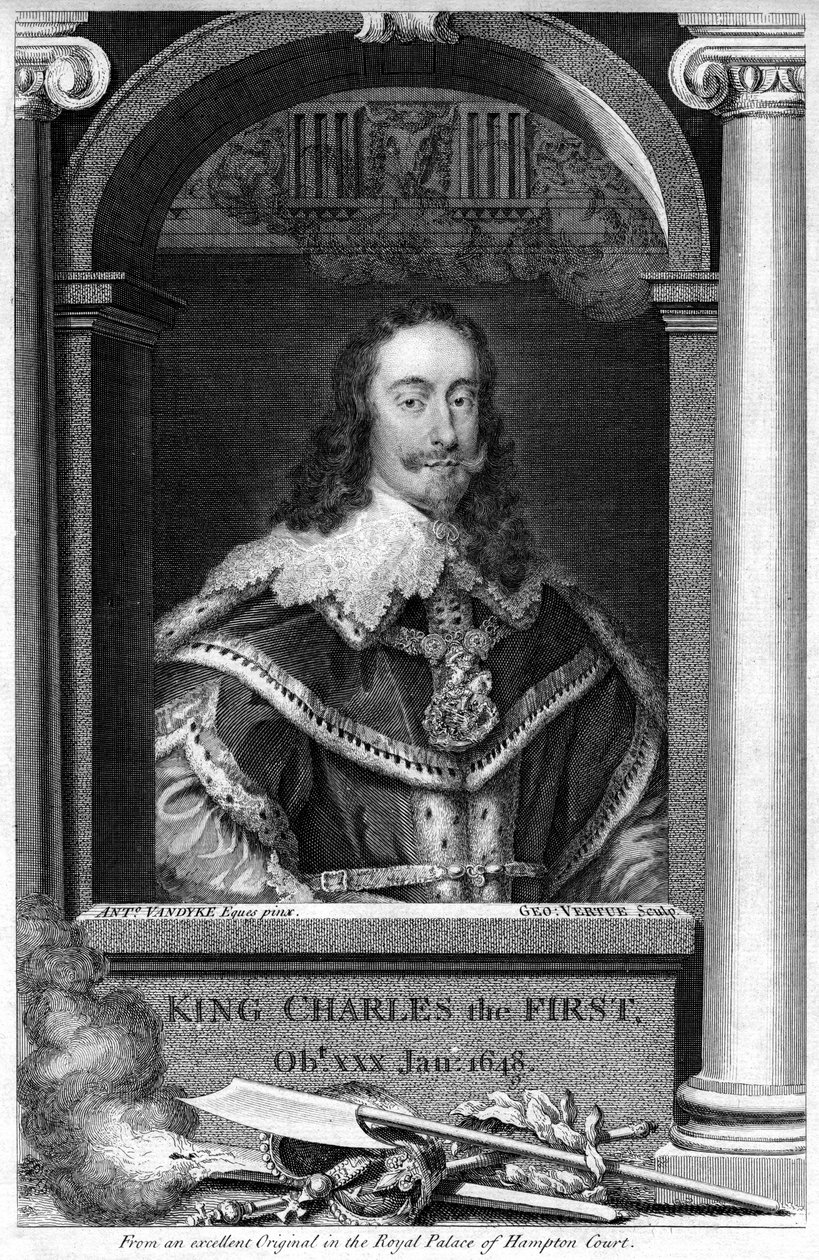 Charles I av England. av George Vertue