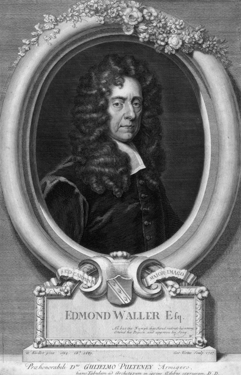 Edmond Waller, engelsk poet fra 1600-tallet av George Vertue