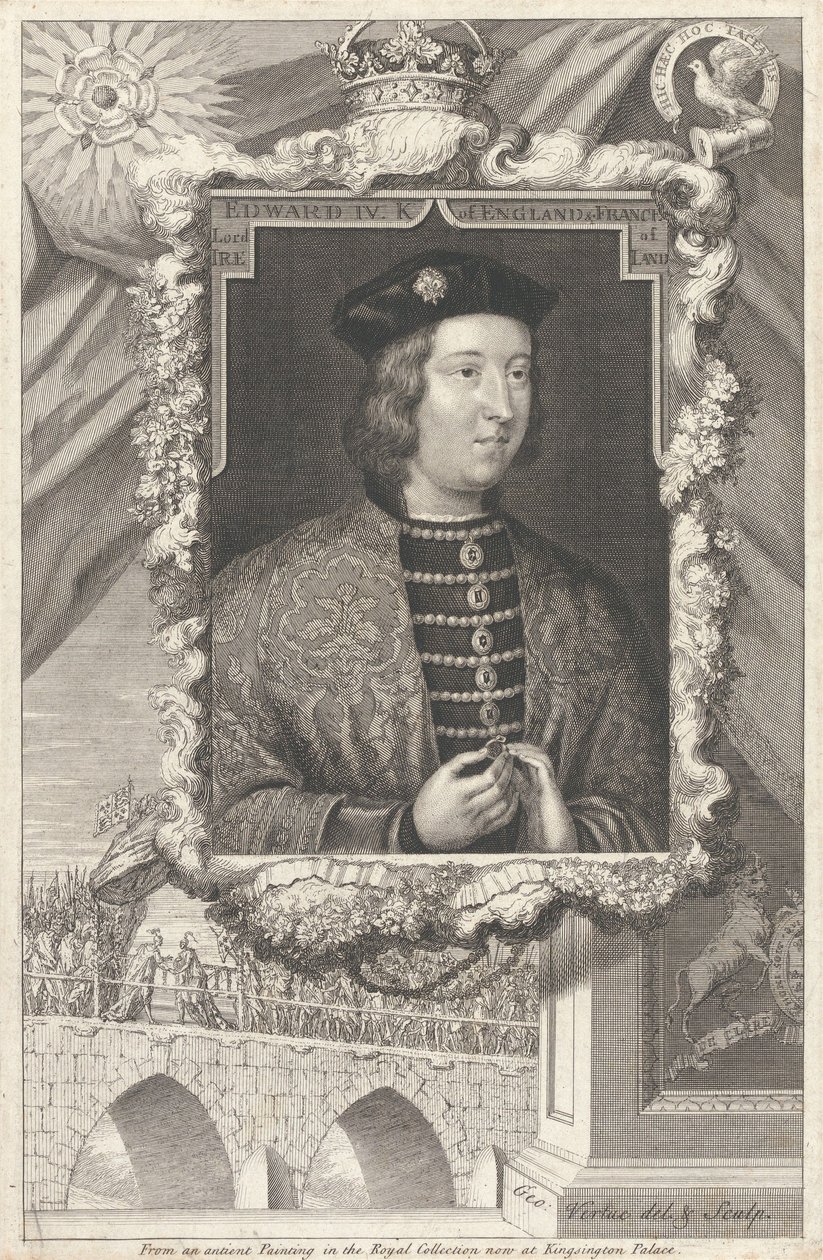 Edvard IV, konge av England og Frankrike, lord av Irland av George Vertue