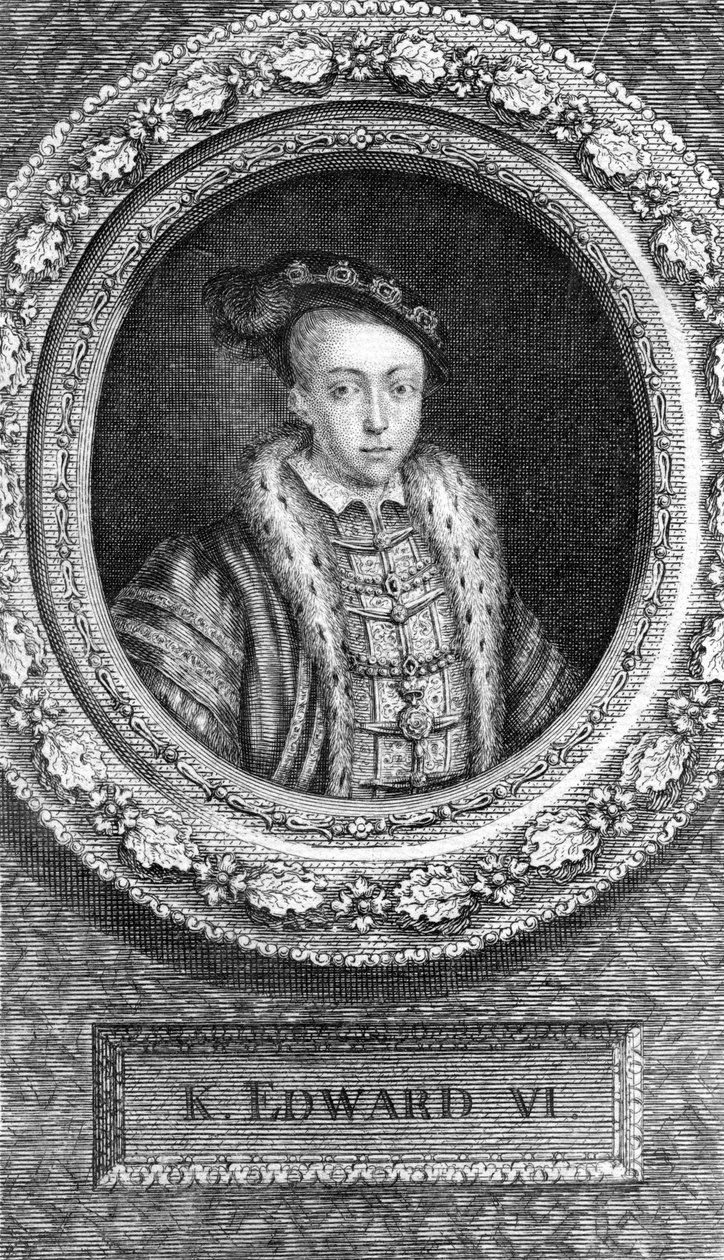 Edward VI, konge av England, 1700-tallet. av George Vertue