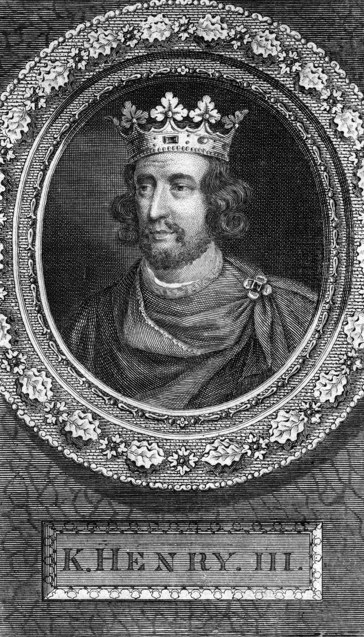Henry III av England, 1700-tallet. av George Vertue