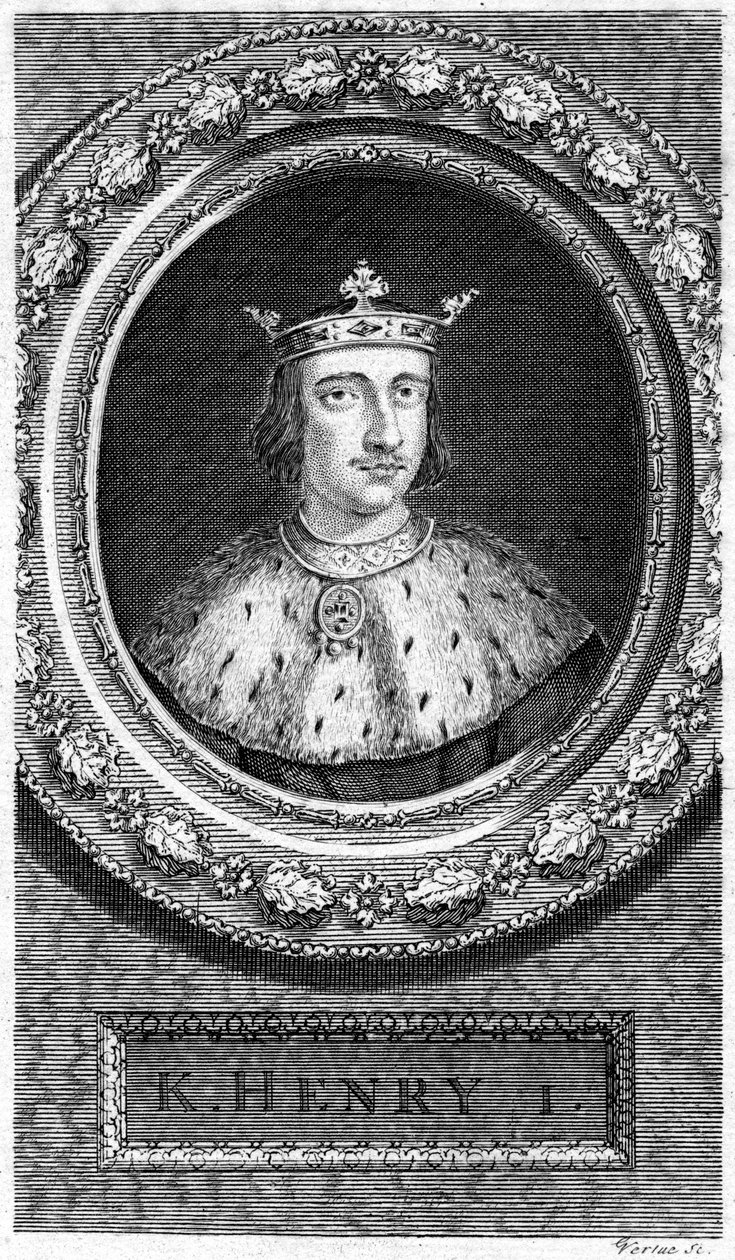Henry I, konge av England. av George Vertue