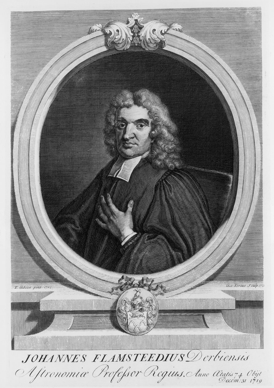 John Flamsteed, astronom, 1712 av George Vertue