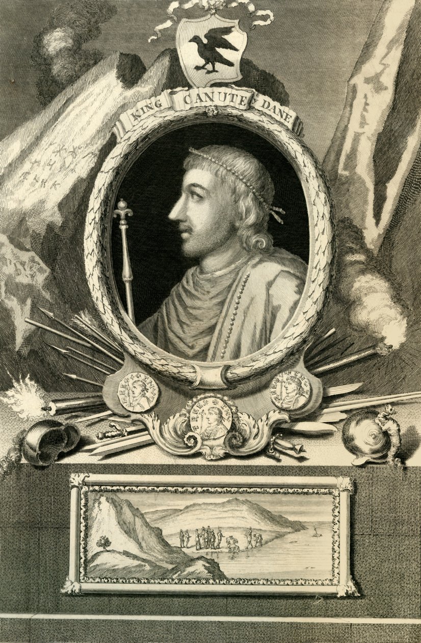 Kong Knut Dansken, 1732. av George Vertue