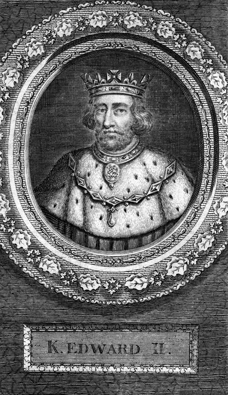 Kong Edward II av England, 1700-tallet. av George Vertue