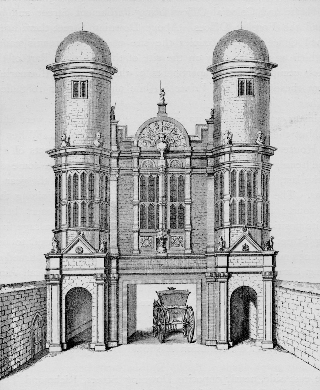 King Street Gate, Westminster, c1725 1911 av George Vertue