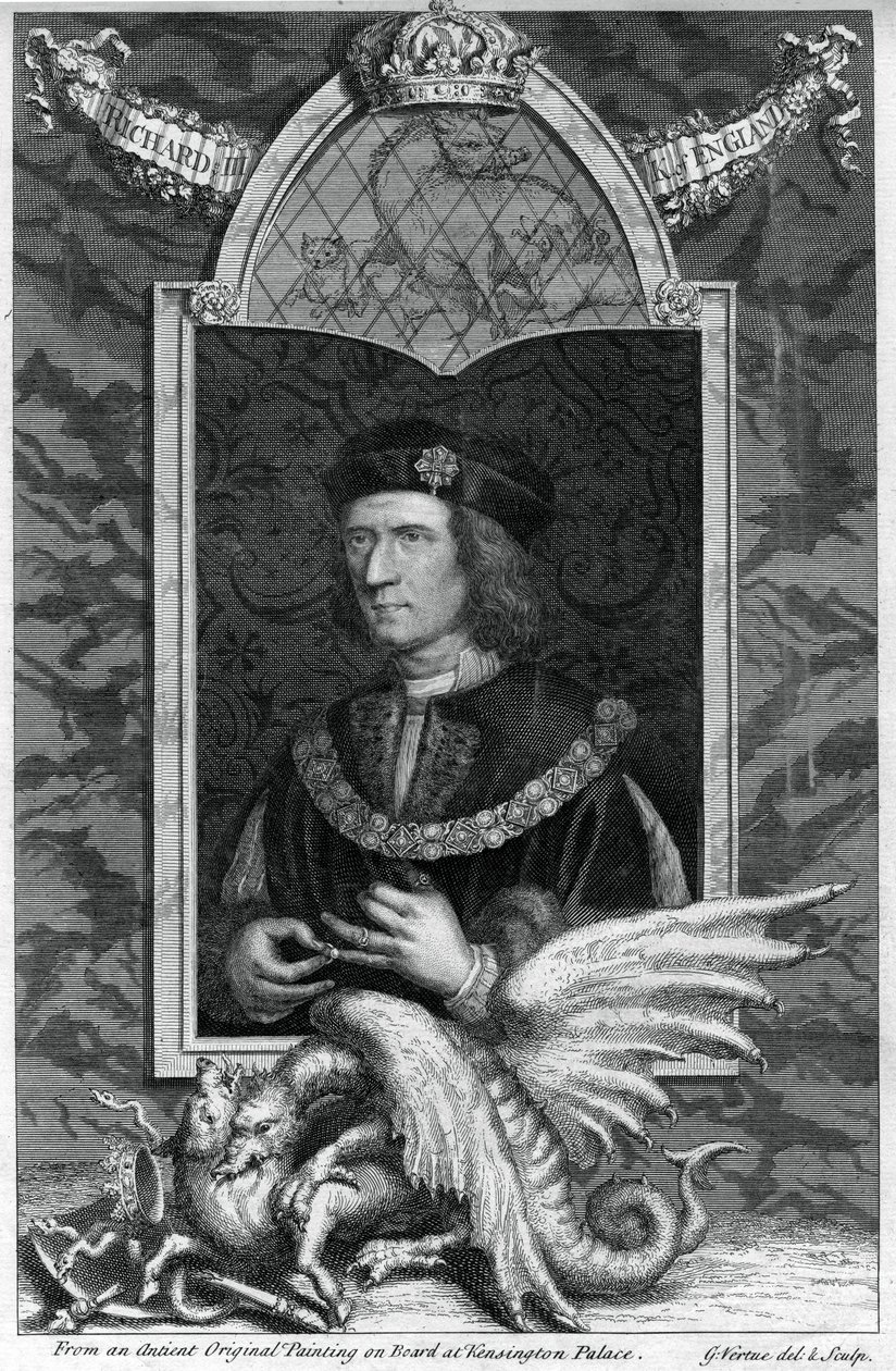 Richard III av England, 1700-tallet. av George Vertue