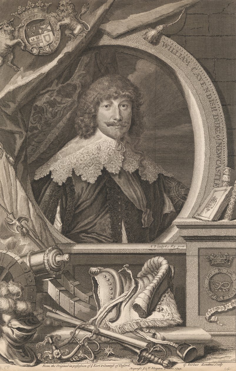 William Cavendish, hertug av Newcastle av George Vertue