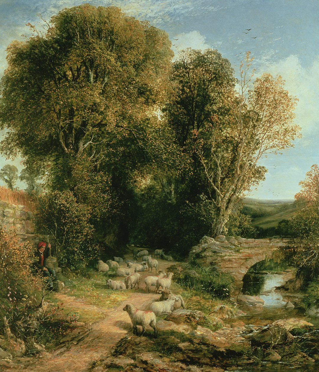 Pastoral scene, 1865 av George Vicat Cole