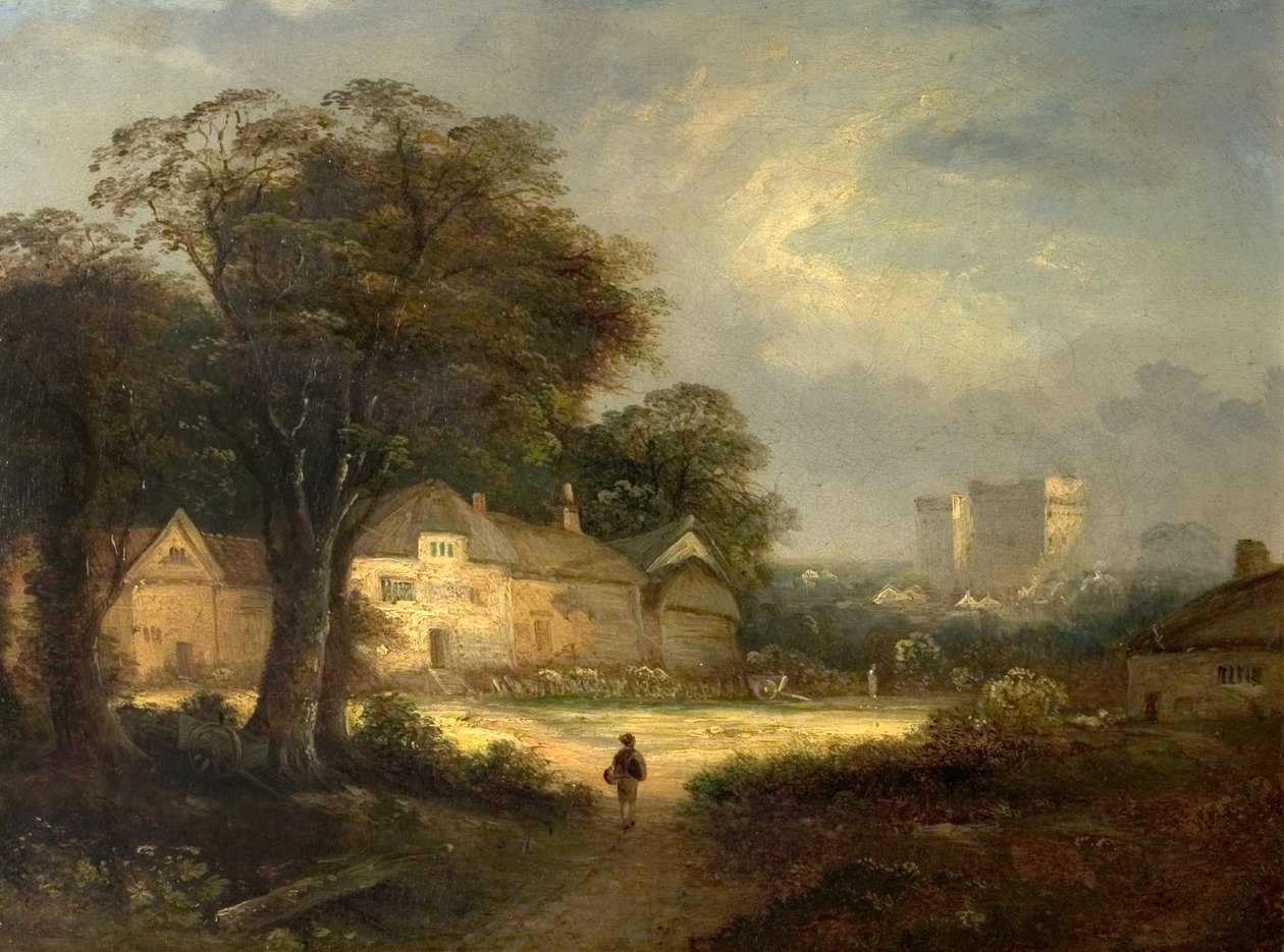 Castle Ashby, Northamptonshire, 1800-tallet av George Vincent