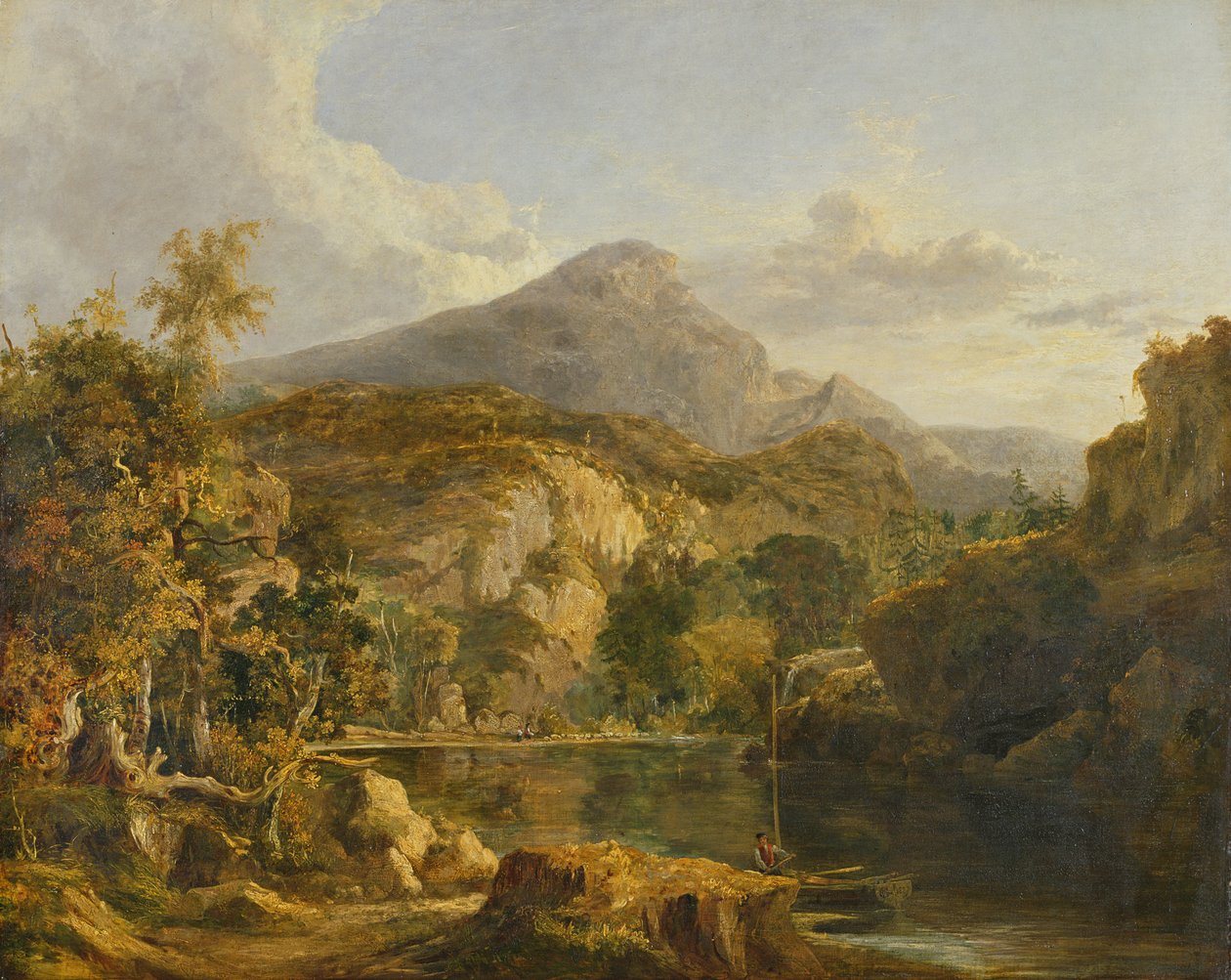 Utsikt i høylandet, 1827 av George Vincent