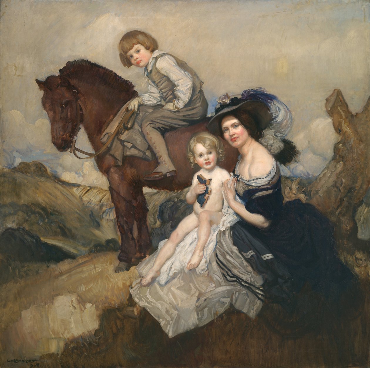 Portrettgruppe av George Washington Lambert
