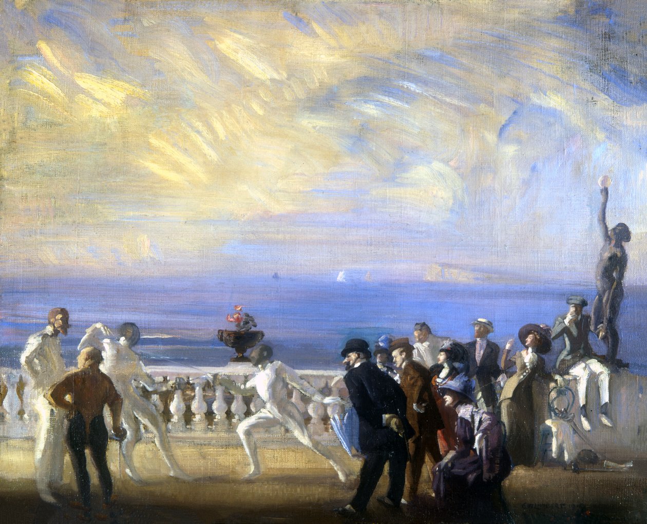 Fektingkampen av George Washington Lambert