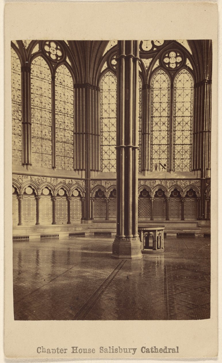 Kapittelhuset. Salisbury-katedralen. av George Washington Wilson