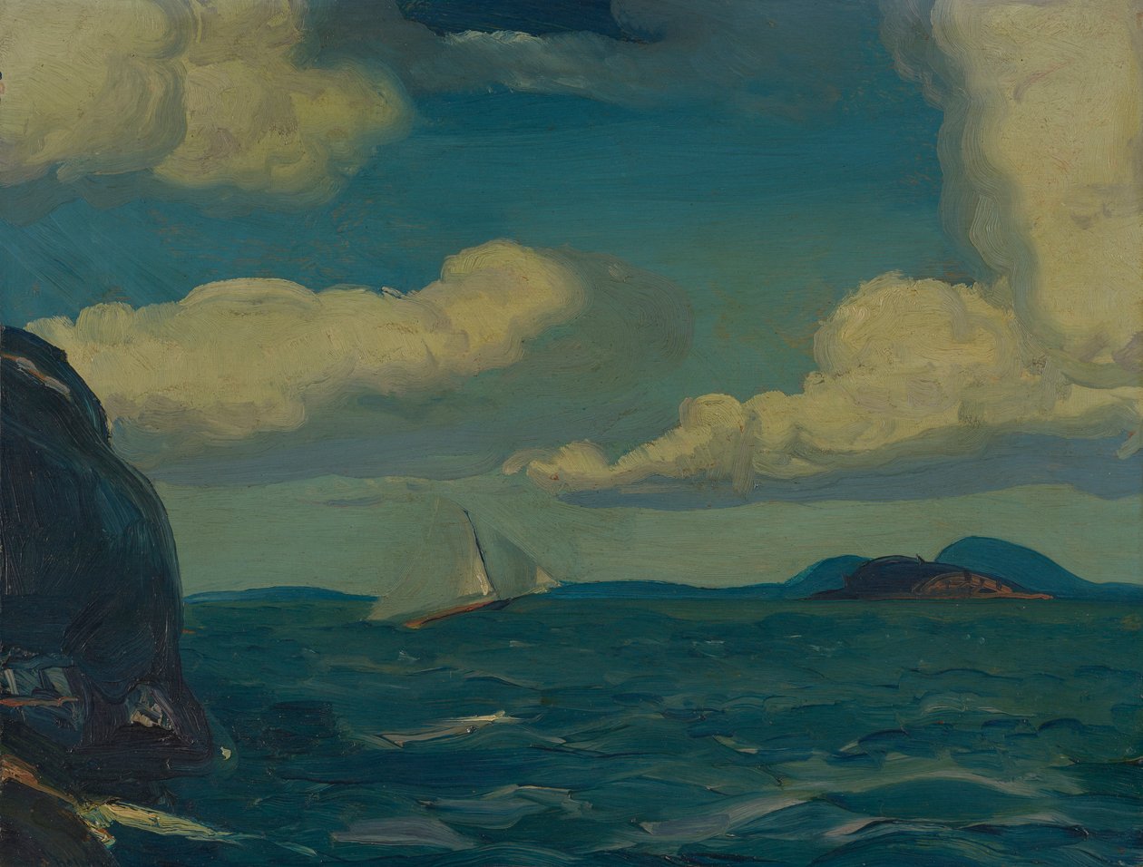 En frisk bris av George Wesley Bellows