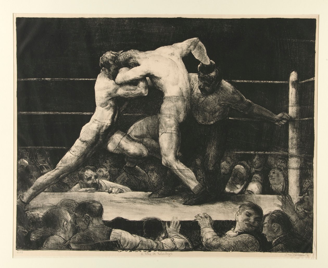 En hjort på Sharkey av George Wesley Bellows