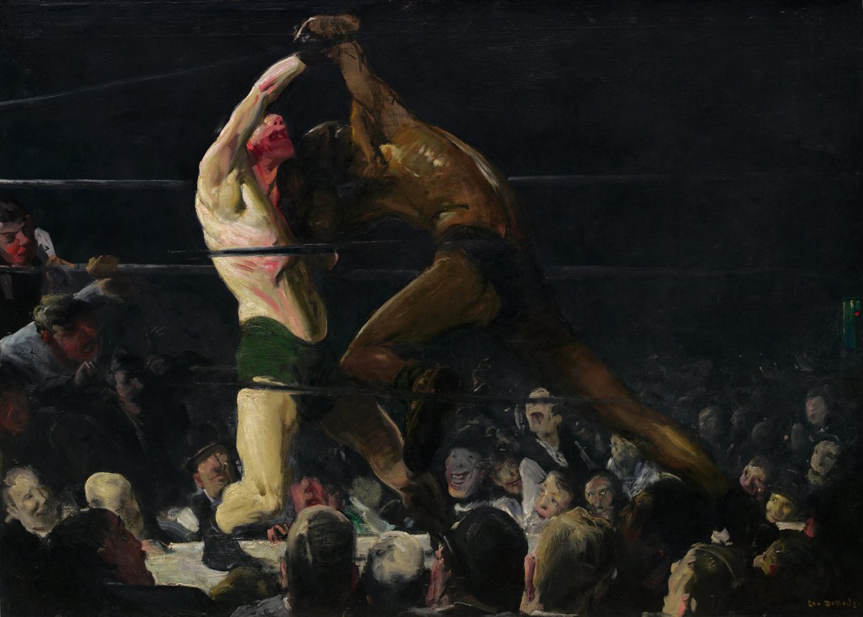 Begge medlemmer av denne klubben, 1909. av George Wesley Bellows