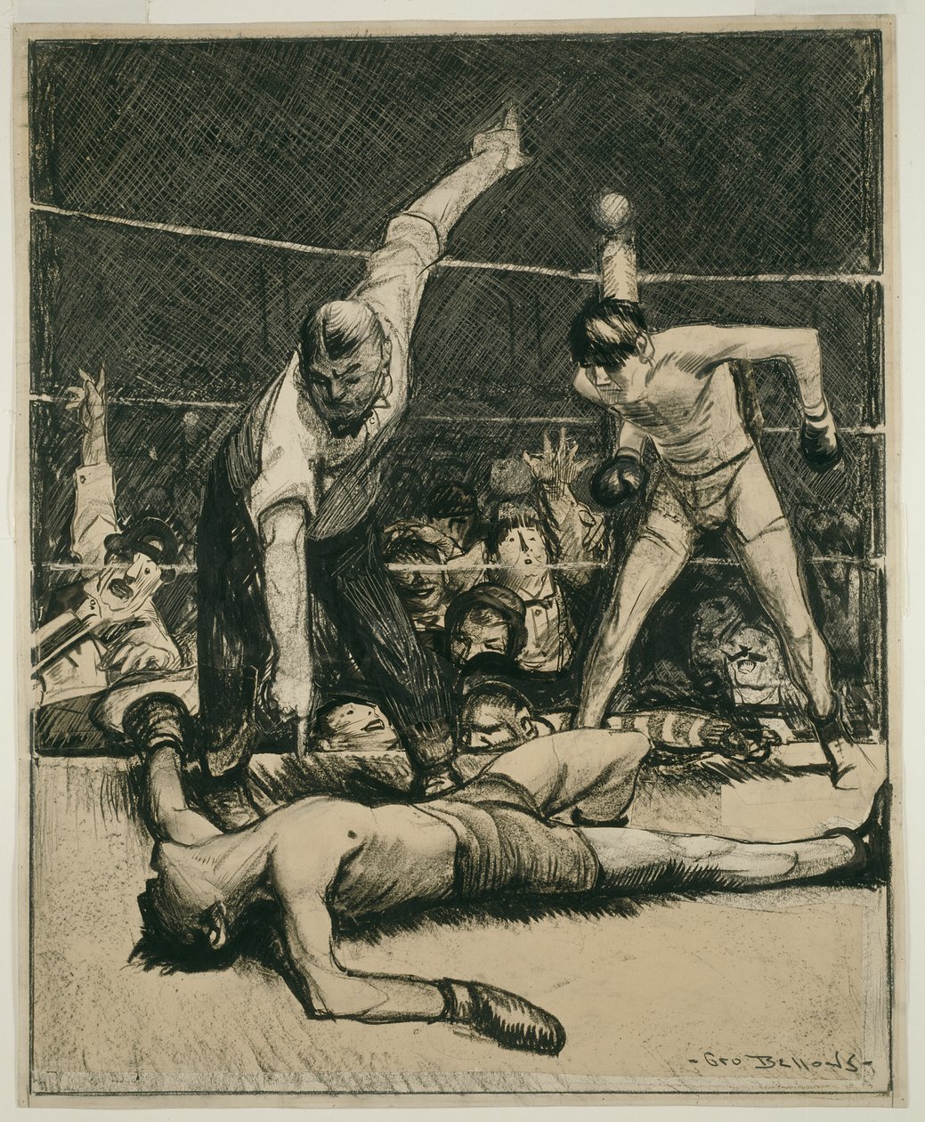 Telte ut av George Wesley Bellows