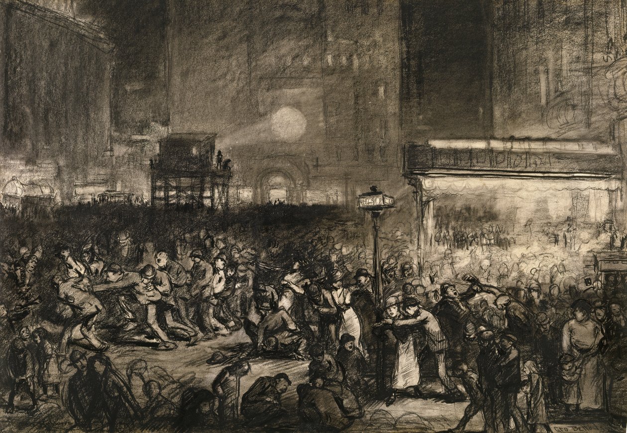 Election Night Times Square, 1906.    1176142   no       norwegian Successfully Translated  Original: A Road Lined with Poplars, Kashmir Translat: A Road Lined with Poplars, Kashmir 1352360 no norwegian Successfully Translated Original: At Close Quarters w av George Wesley Bellows