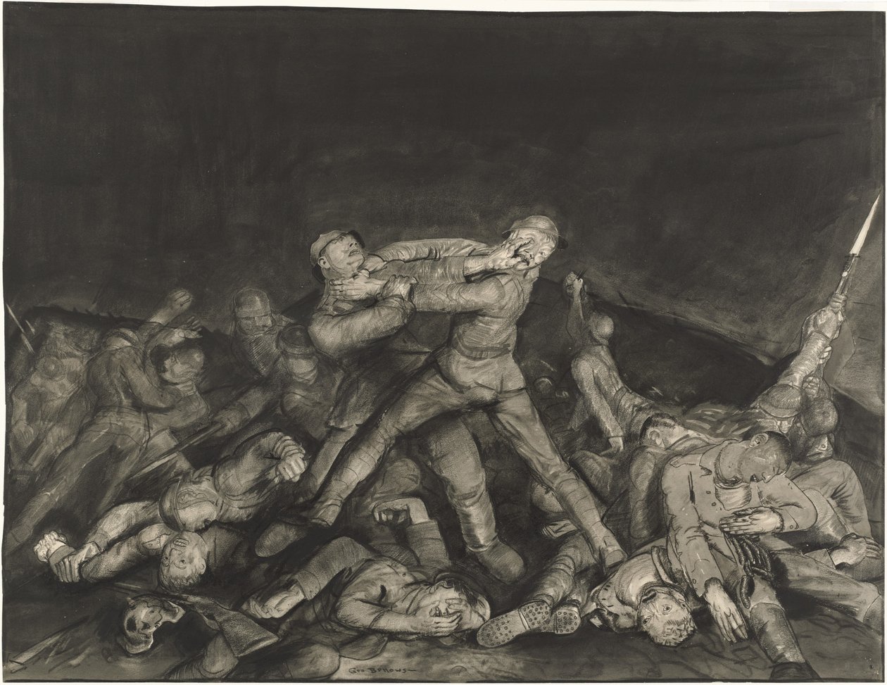 Ghost of Sergeant Pelly, 1918. av George Wesley Bellows