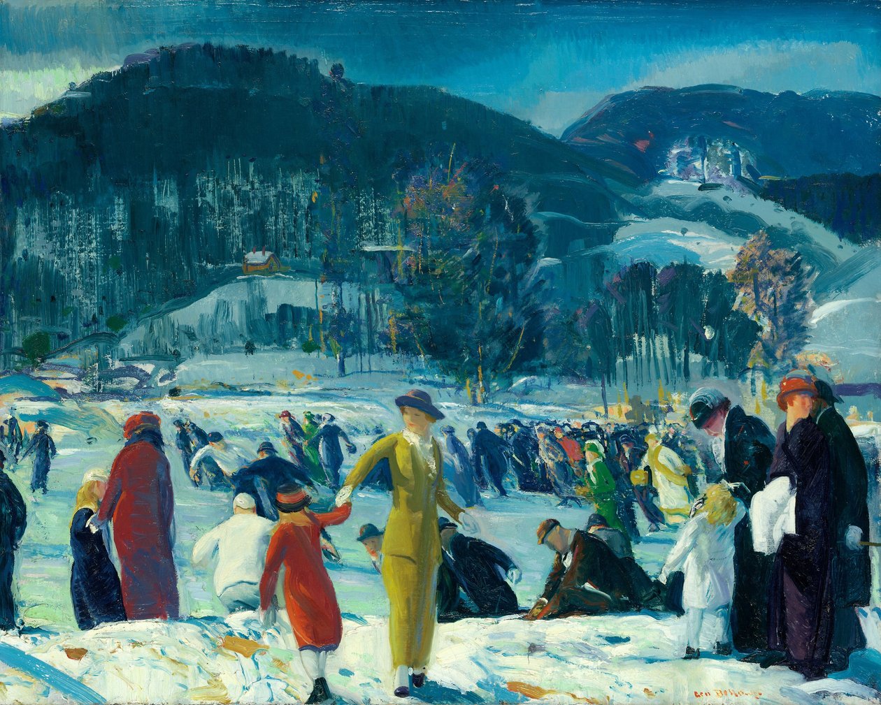 Love of Winter, 1914 av George Wesley Bellows