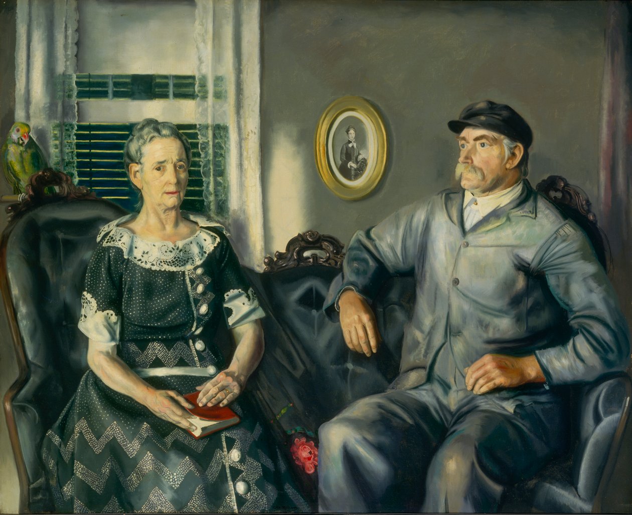 Mr. og Mrs. Phillip Wase, 1924. av George Wesley Bellows