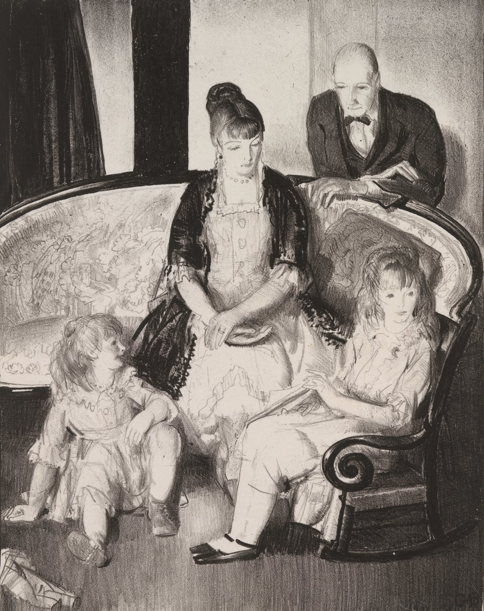 Min familie, andre stein av George Wesley Bellows