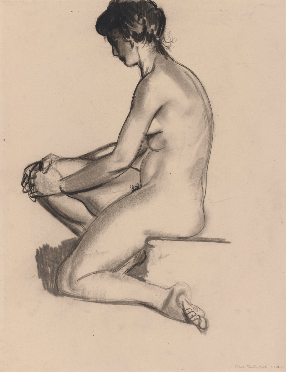 Naken kvinne av George Wesley Bellows