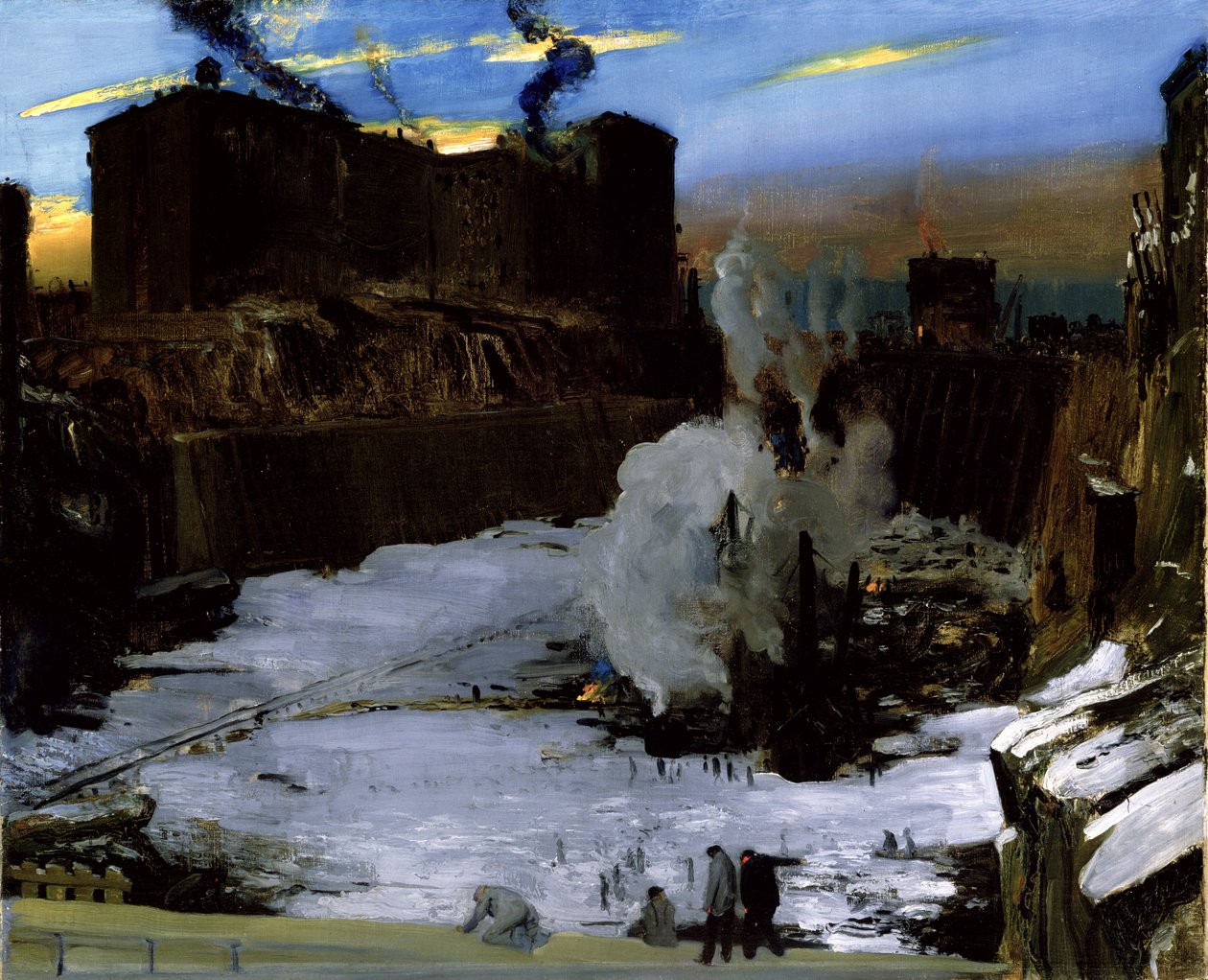 Pennsylvania Station Excavation av George Wesley Bellows