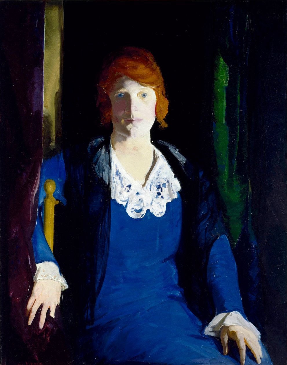 ""Portrett av Florence Pierce"" Peinture de George Bellows (1882-1925) 1914 - Olje på tre - 96,5x76,2 - Museum of Fine Arts, Houston av George Wesley Bellows