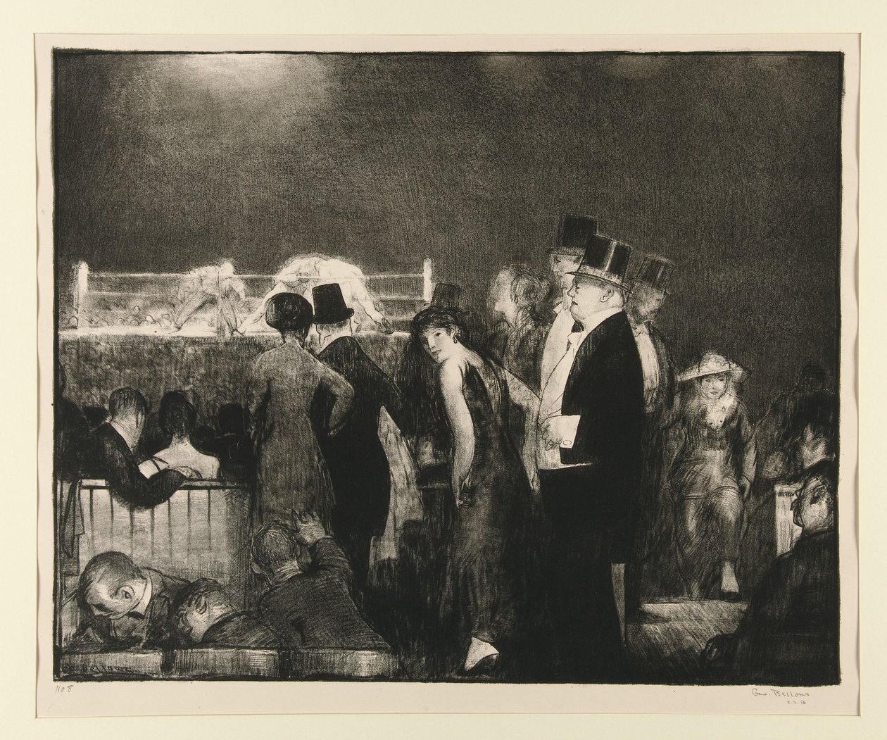 Forberedelser til den store kampen, nr. 8 av George Wesley Bellows