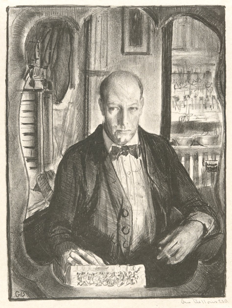 Selvportrett av George Wesley Bellows