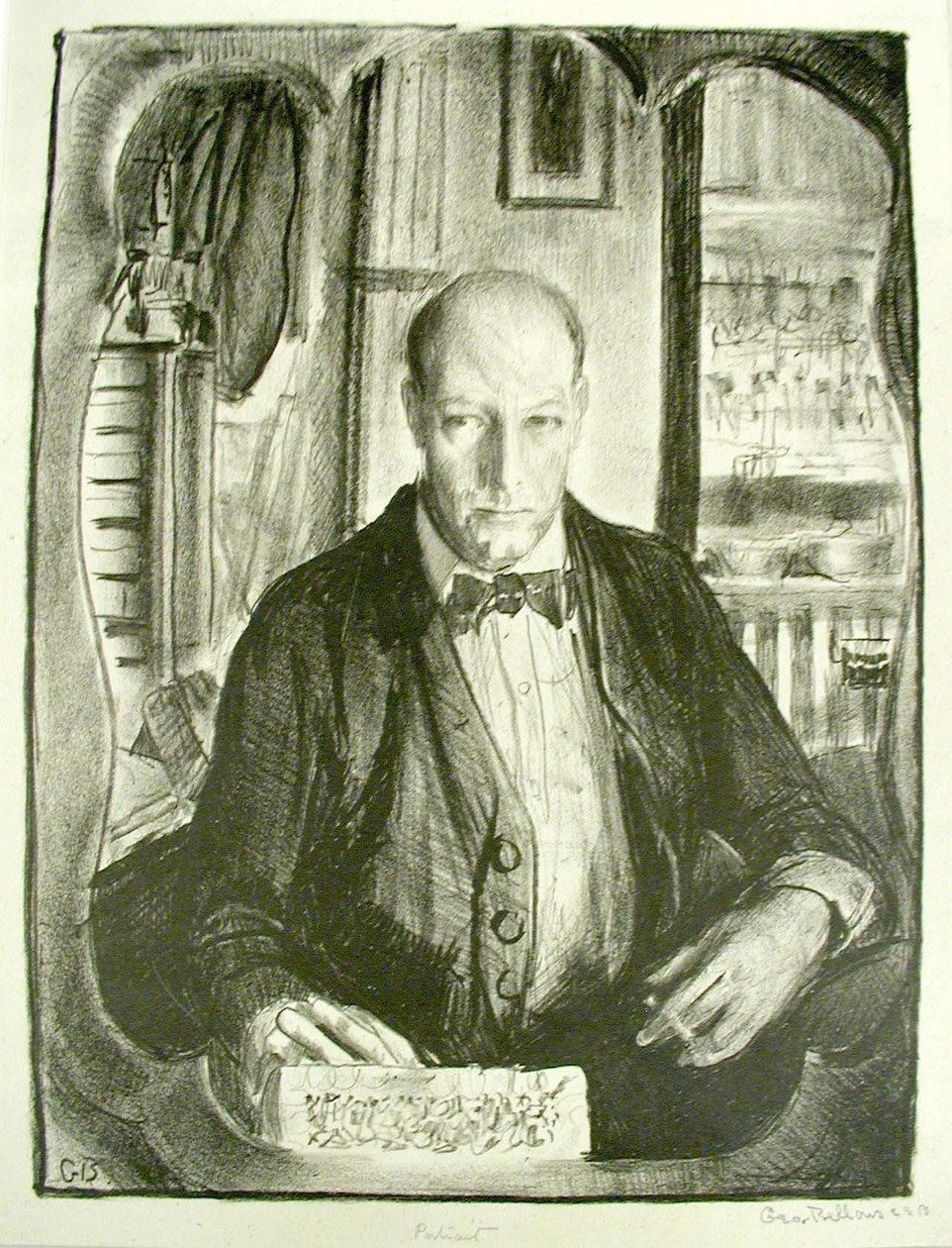 Selvportrett av George Wesley Bellows