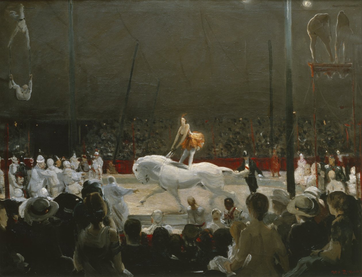 Sirkuset, 1912 av George Wesley Bellows