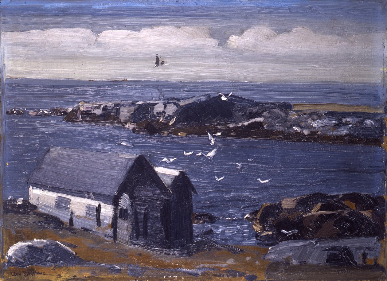 The Gulls, Monhegan, ca. 1913 av George Wesley Bellows