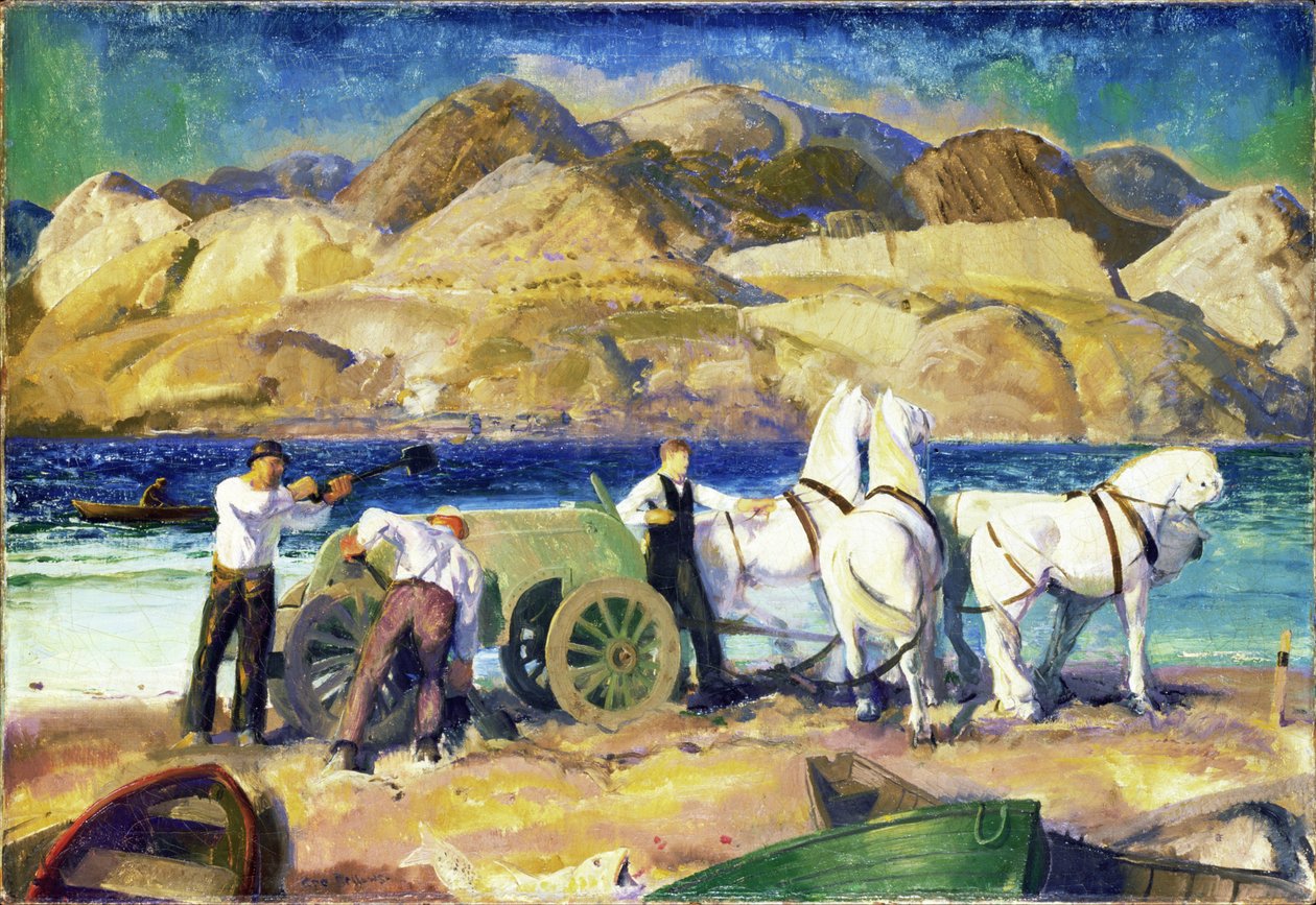Sandvognen, 1917 av George Wesley Bellows