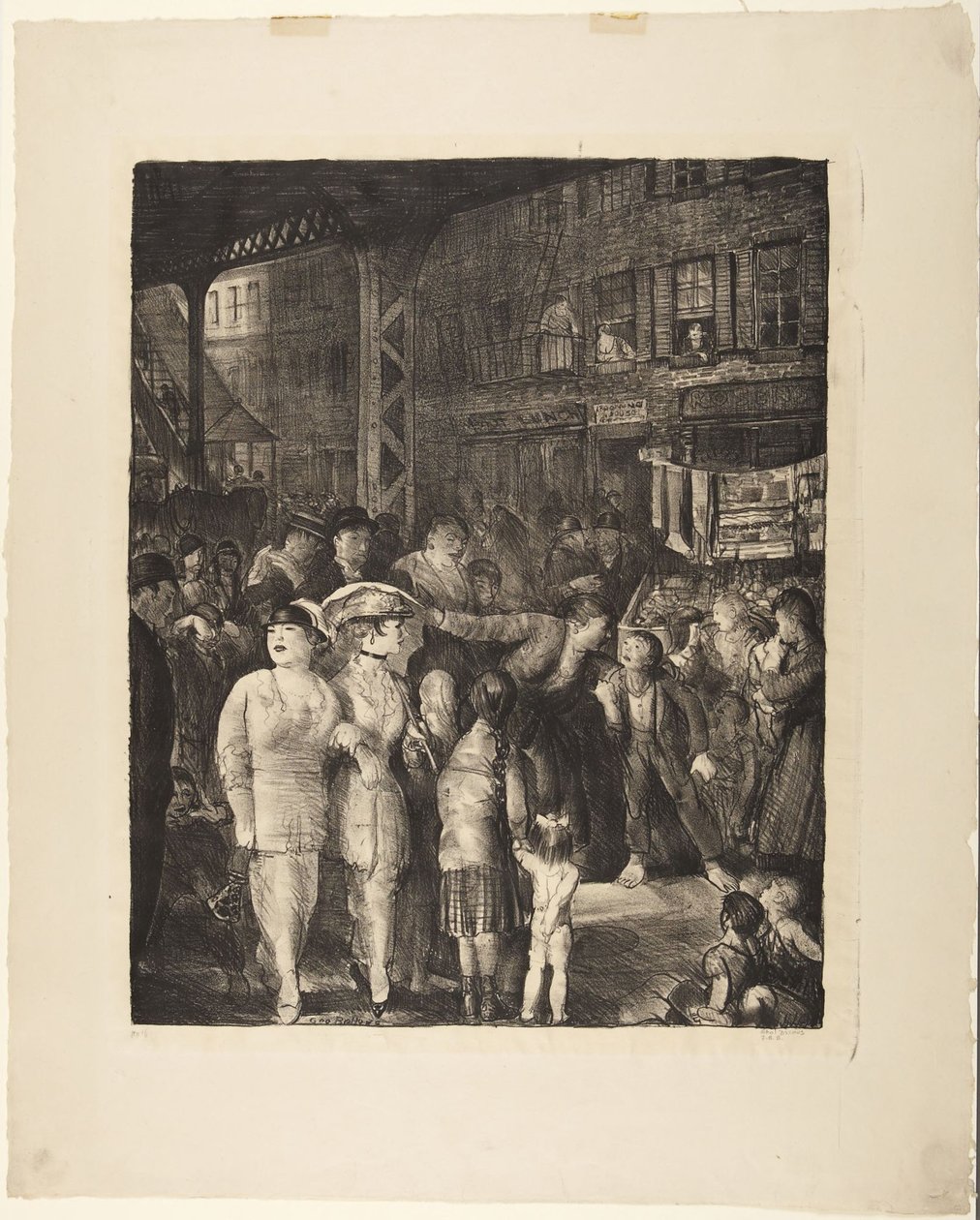 Gaten av George Wesley Bellows