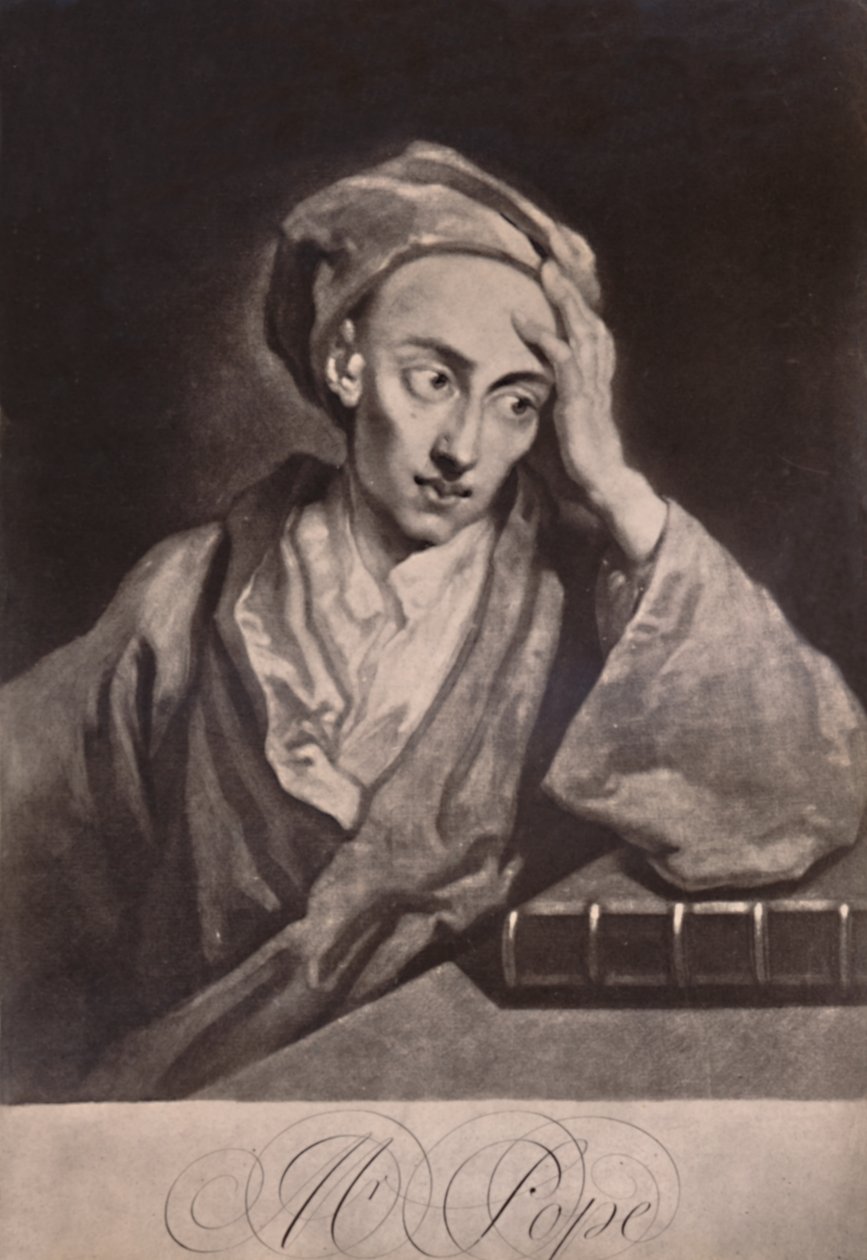 Alexander Pope, engelsk poet og satiriker, c1732 1894 av George White
