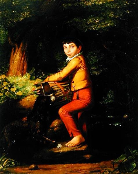 Vedhuggeren, ca. 1835 (olje på lerret) av George Whiting Flagg