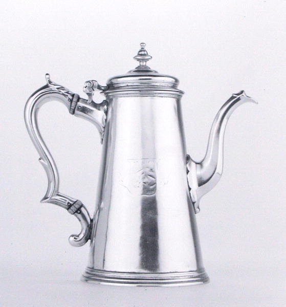 Kaffekanne (sølv) (se 204789) av George Wickes