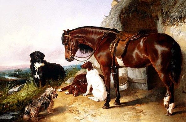 Portretter av favoritter av George Wiliam Horlor