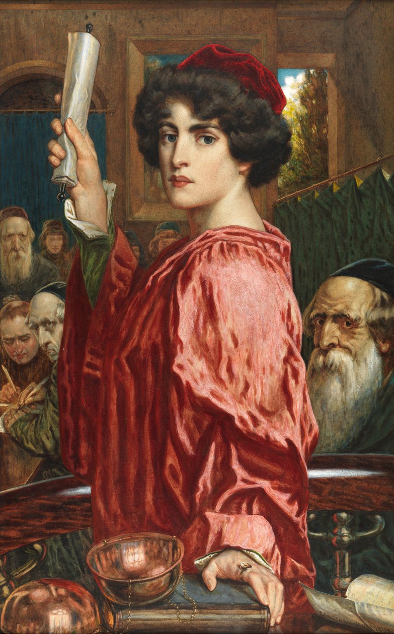 Portia av George William Smetham Jones