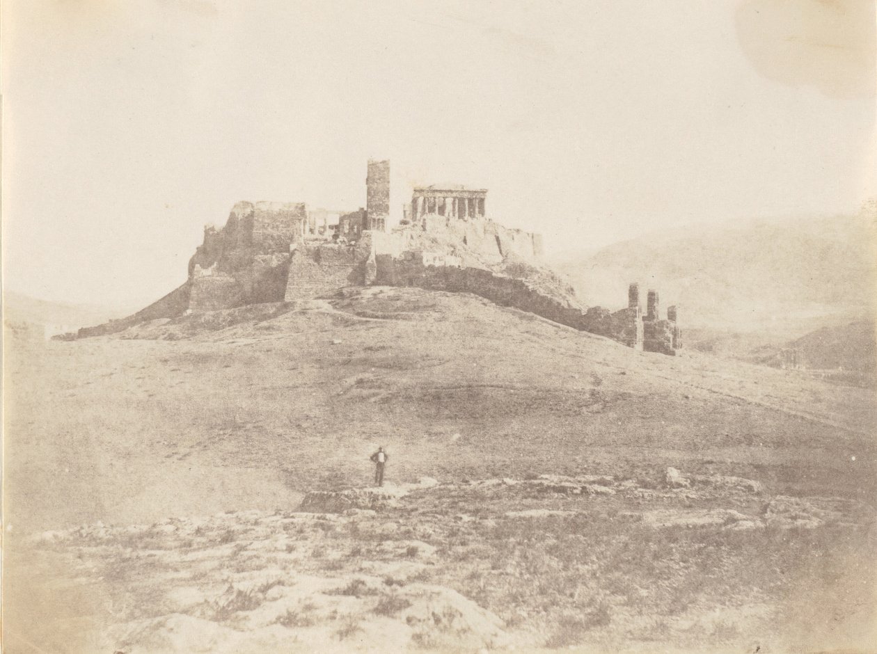 Pnyx og Akropolis, ca. 1848. av George Wilson Bridges