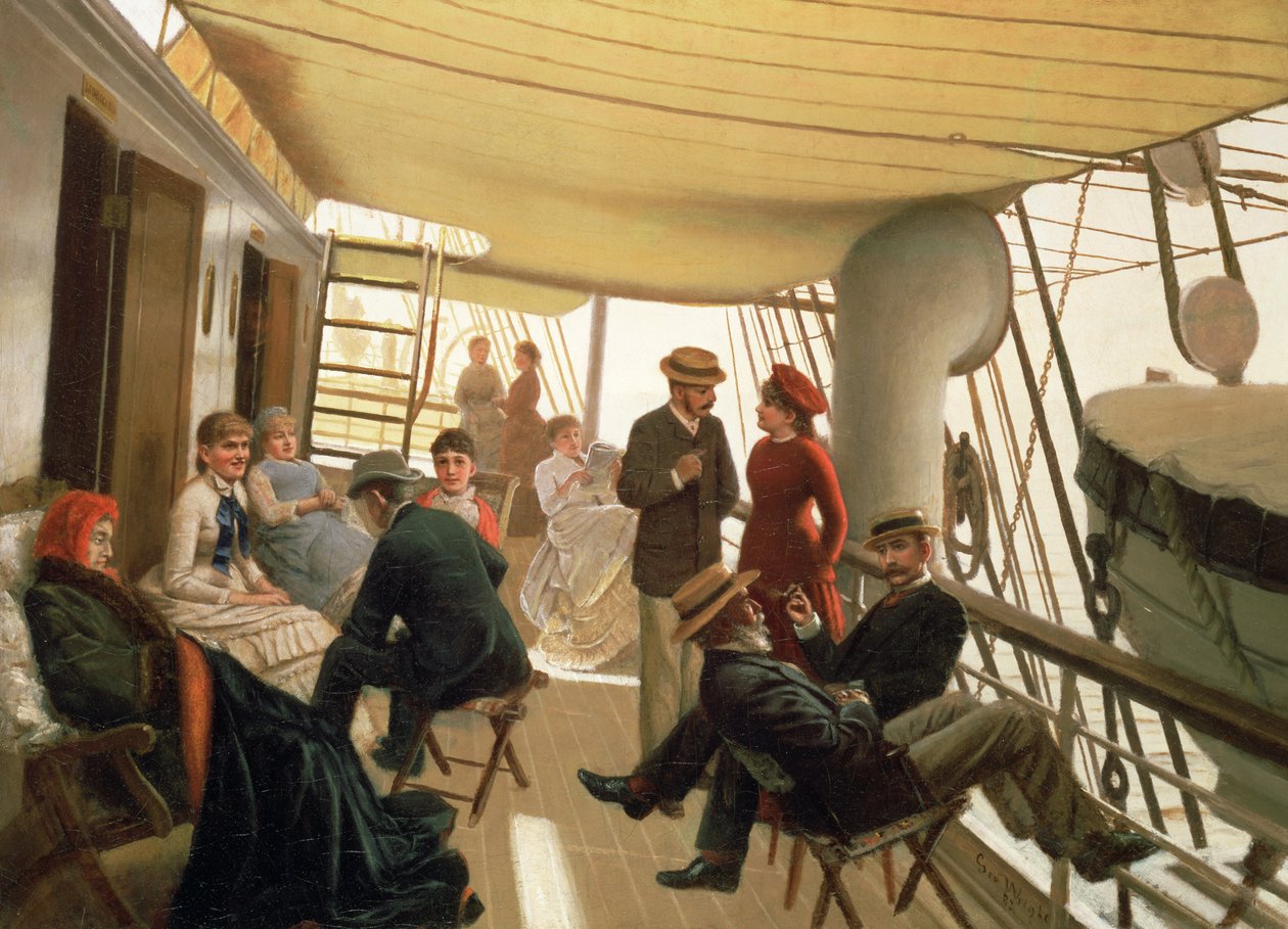 Cruiseskip, 1882 av George Wright
