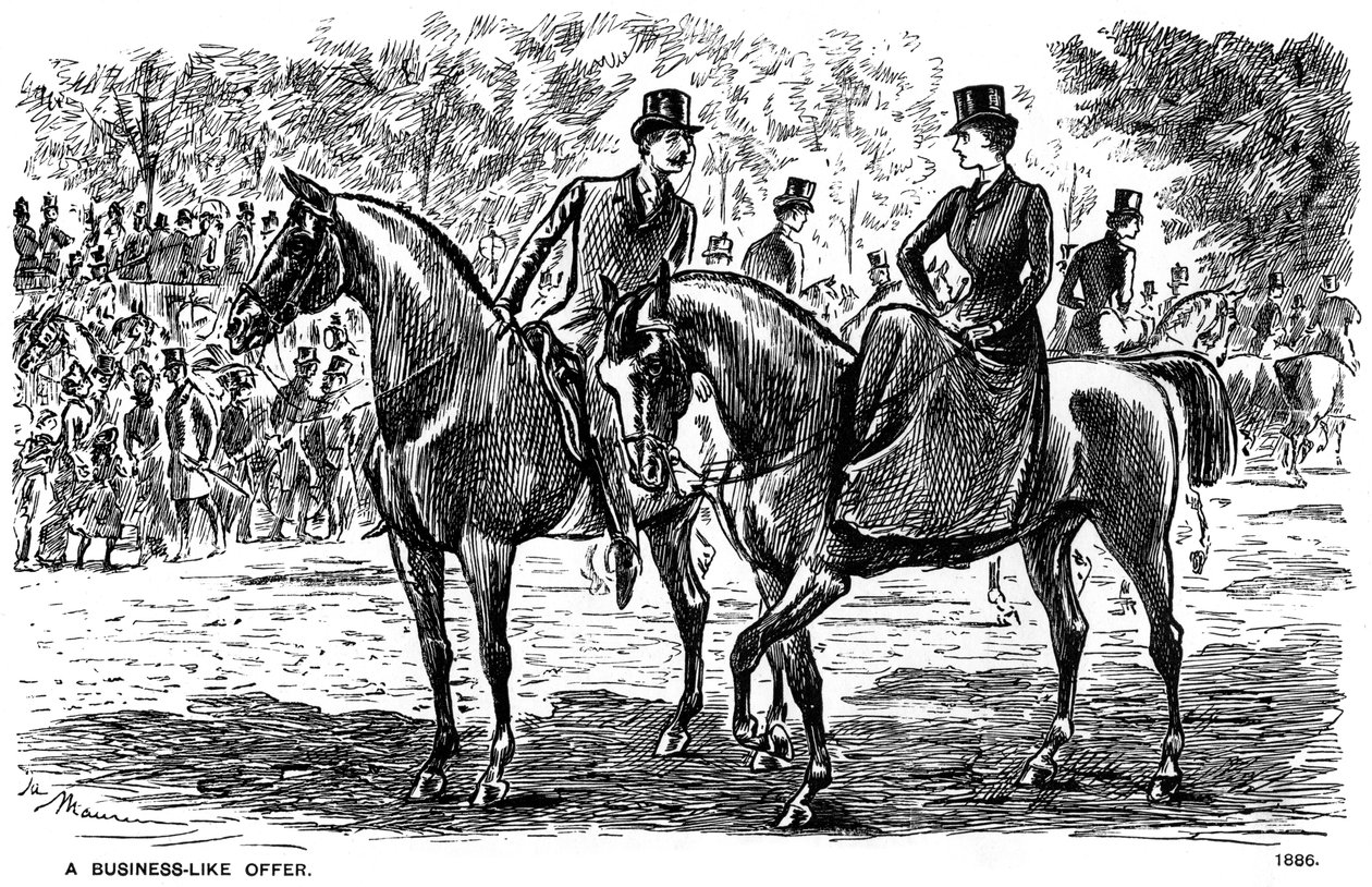 Et forretningslignende tilbud, 1886 1891 av George du Maurier