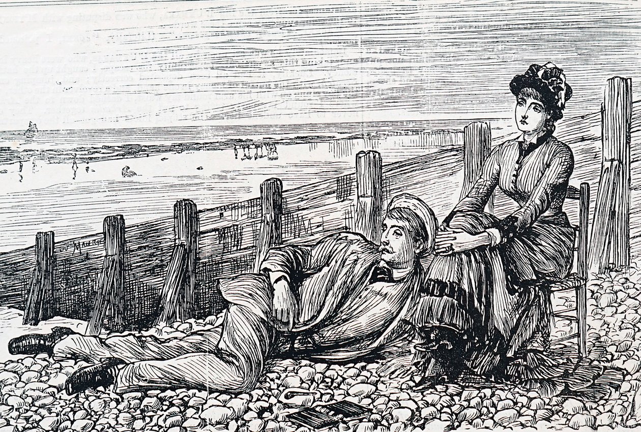 Et par på bryllupsreise av George du Maurier