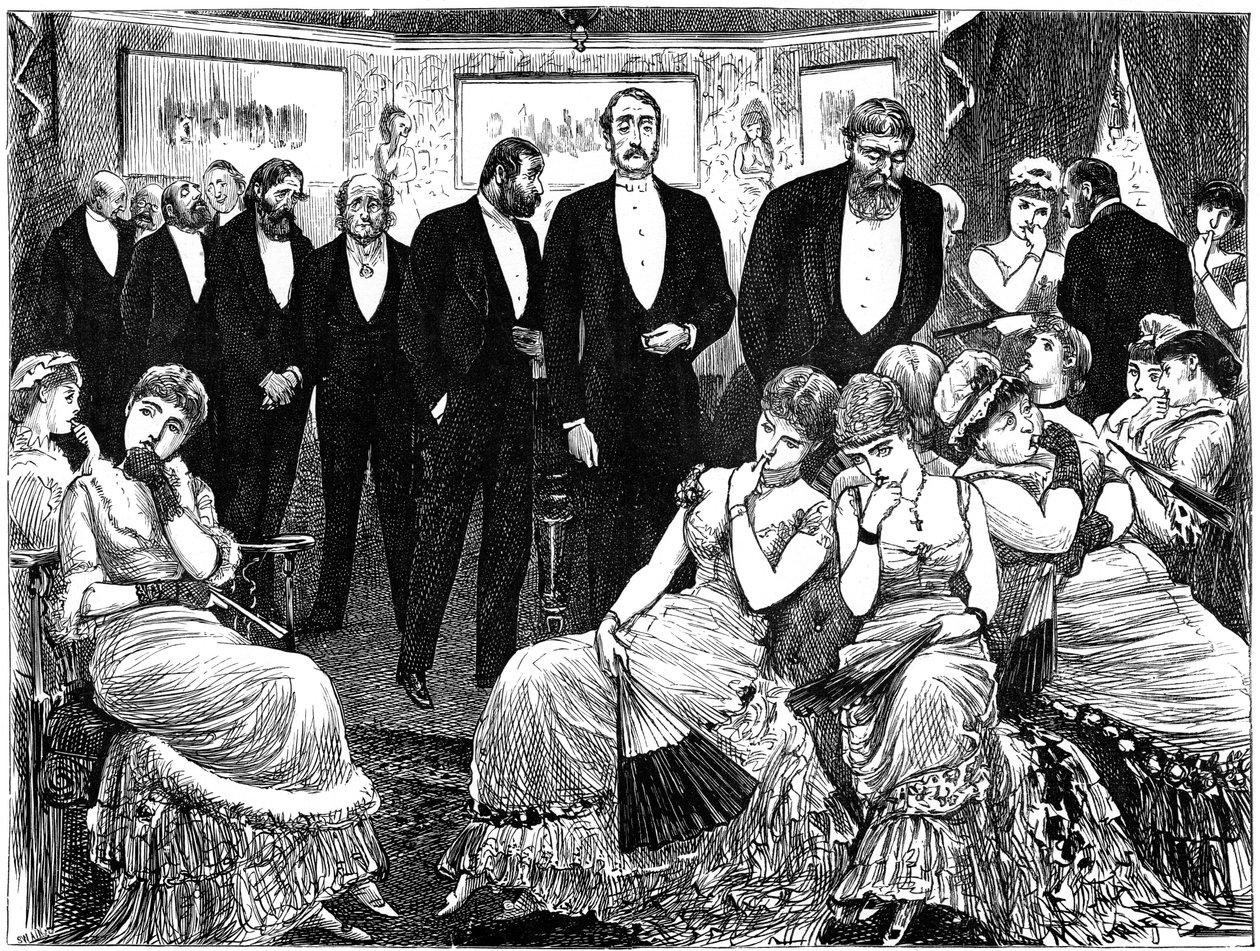 Det katastrofale resultatet av Beautymania, 1879 1891 av George du Maurier