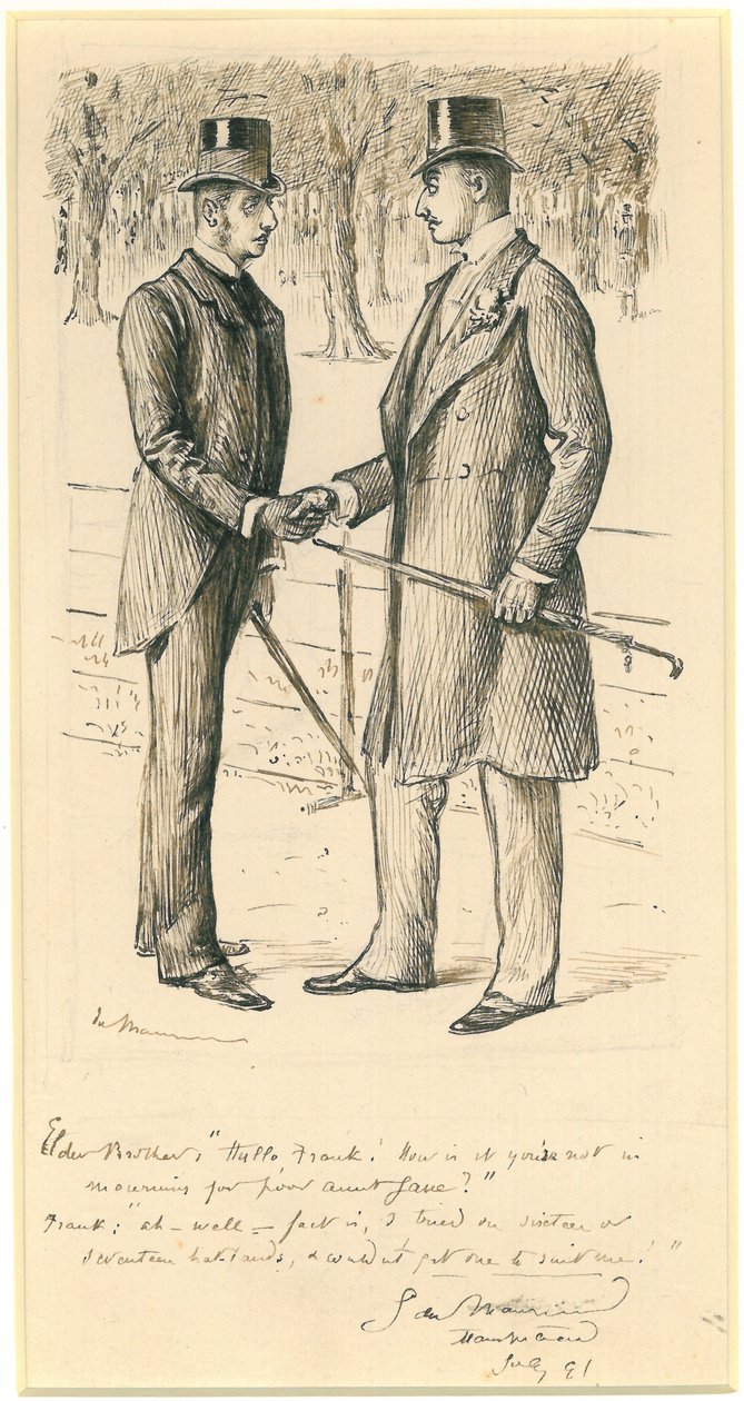 Hei Frank!, 1891 av George du Maurier