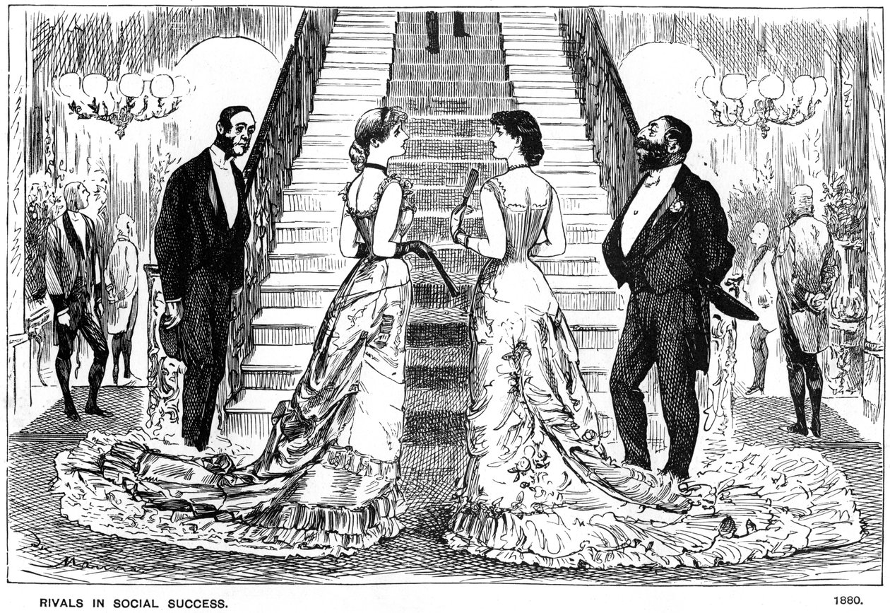 Rivals in Social Success, 1880 1891 av George du Maurier